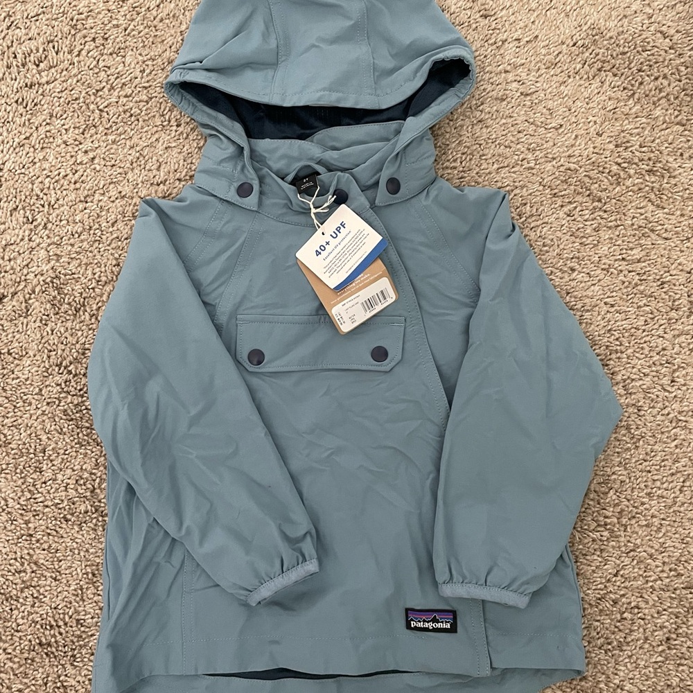 Patagonia Baby Anorak in Light Blue